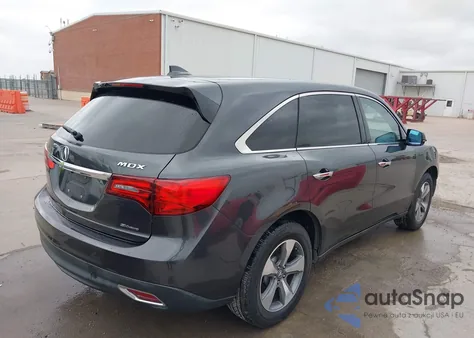 2014 Acura Mdx from USA, damaged, VIN 5FRYD4H25EB036004